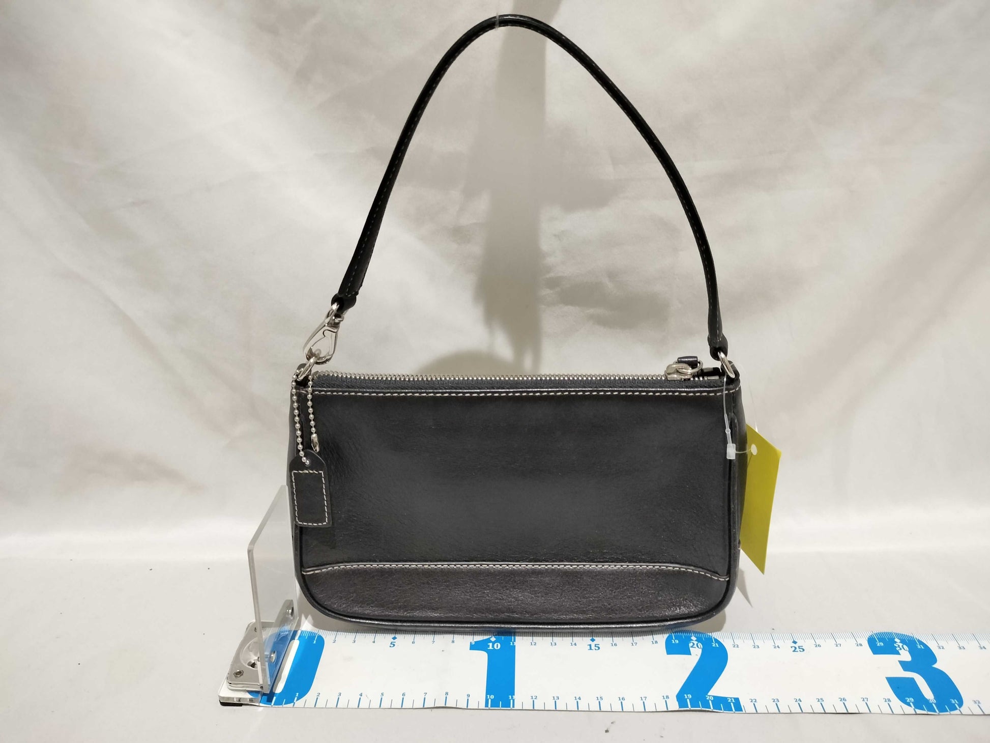 COACH 7785 Leather Mini Handbag in Black