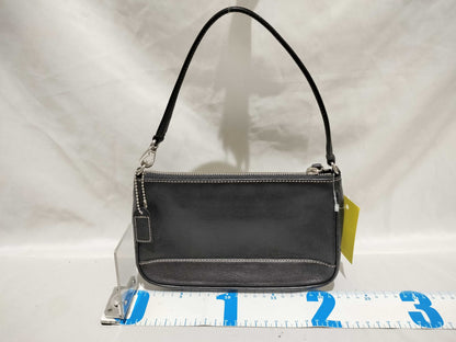 COACH 7785 Leather Mini Handbag in Black