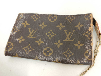 LOUIS VUITTON RFID Unverified AR1908 Monogram Bucket PM Shoulder Bag with Pouch