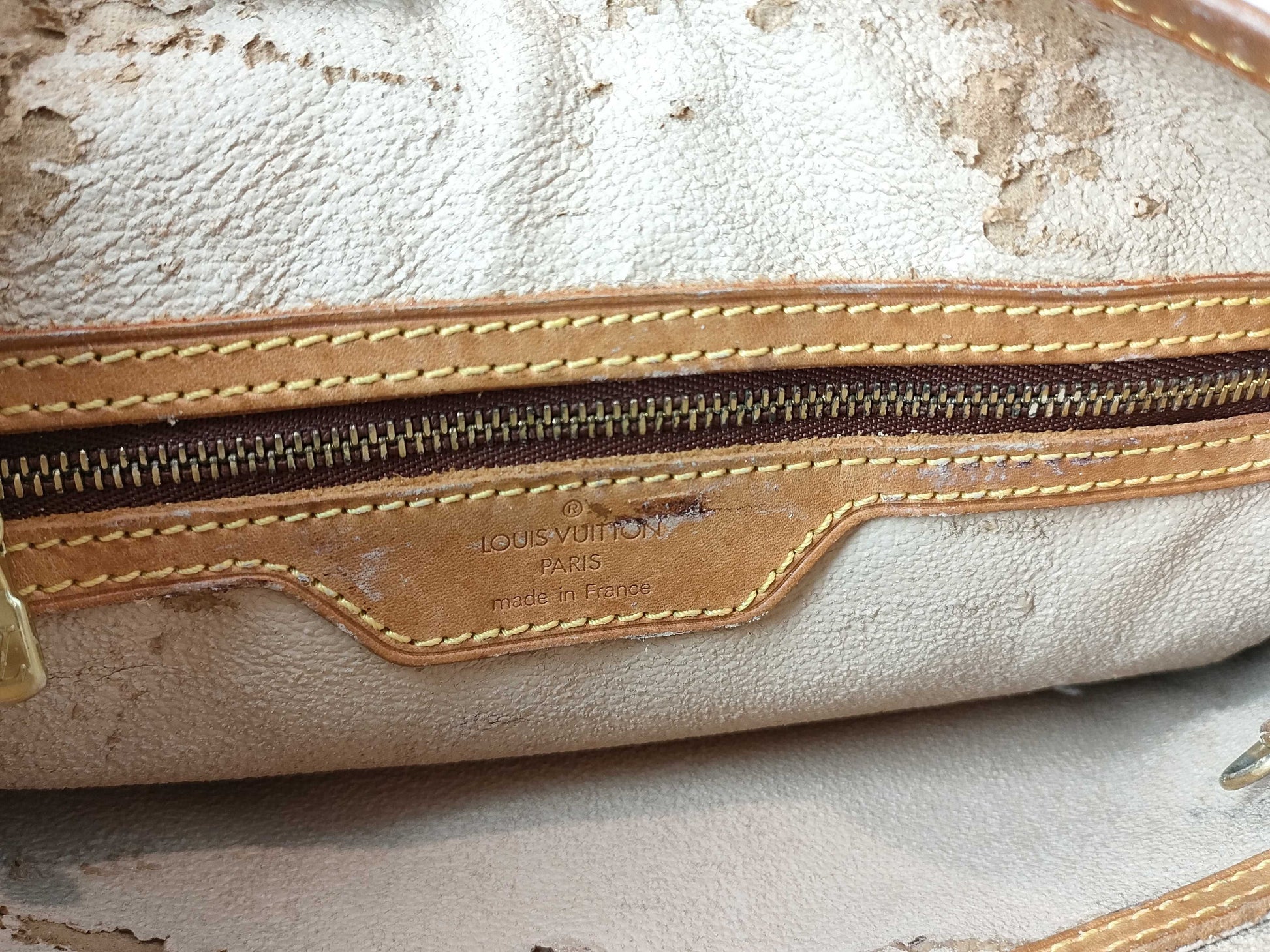 LOUIS VUITTON RFID Unverified AR1908 Monogram Bucket PM Shoulder Bag with Pouch