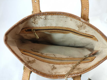 LOUIS VUITTON RFID Unverified AR1908 Monogram Bucket PM Shoulder Bag with Pouch