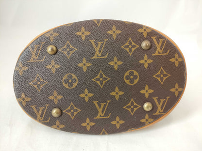LOUIS VUITTON RFID Unverified AR1908 Monogram Bucket PM Shoulder Bag with Pouch