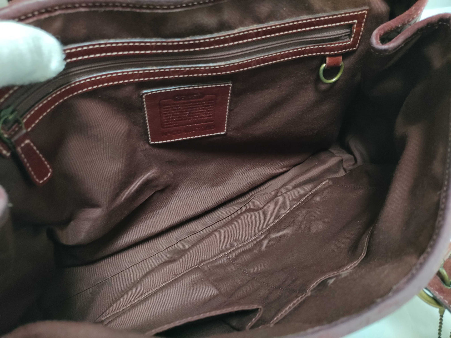 COACH F19708/7080 Mini Signature Leather Tote 