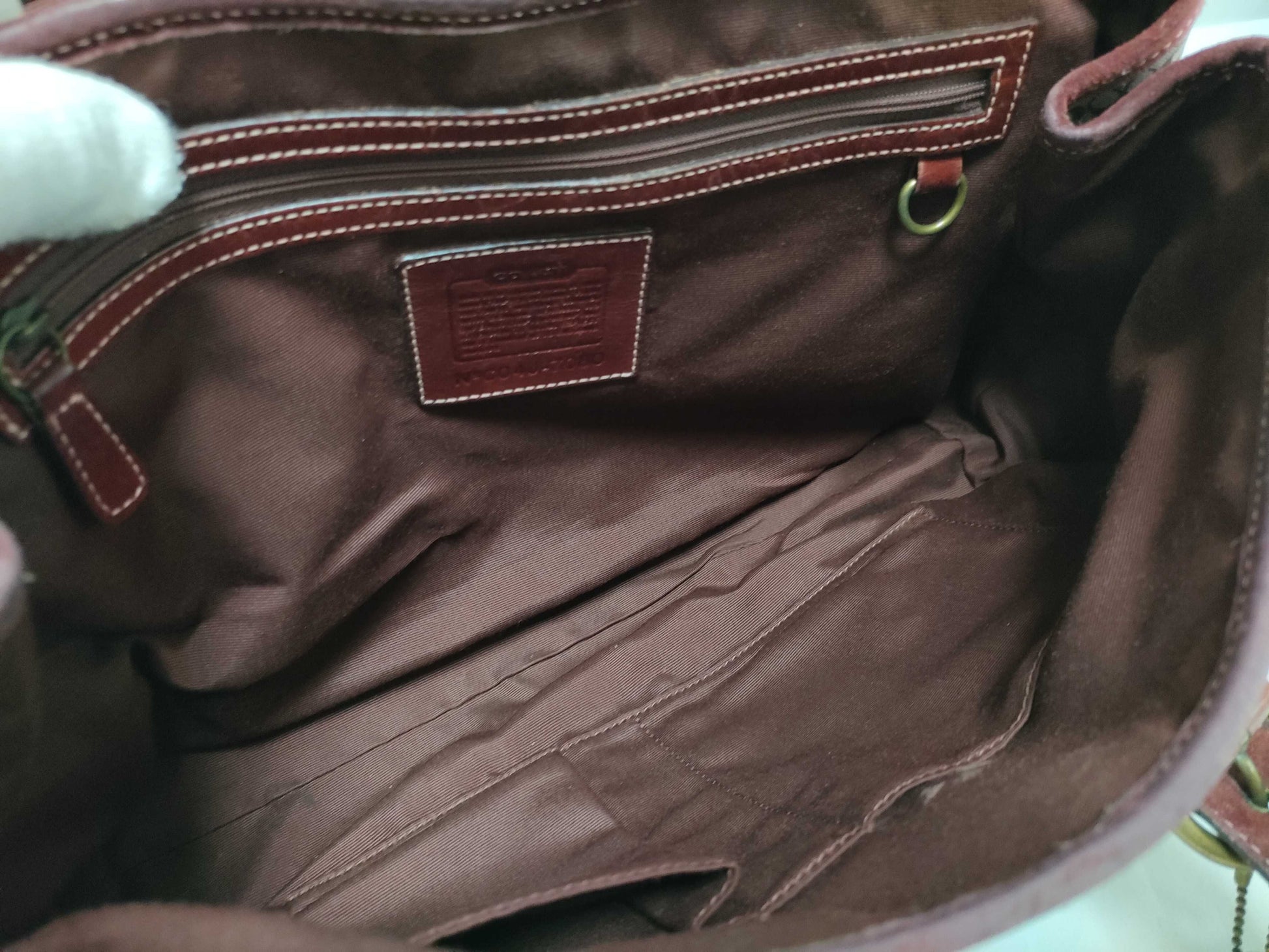 COACH F19708/7080 Mini Signature Leather Tote 