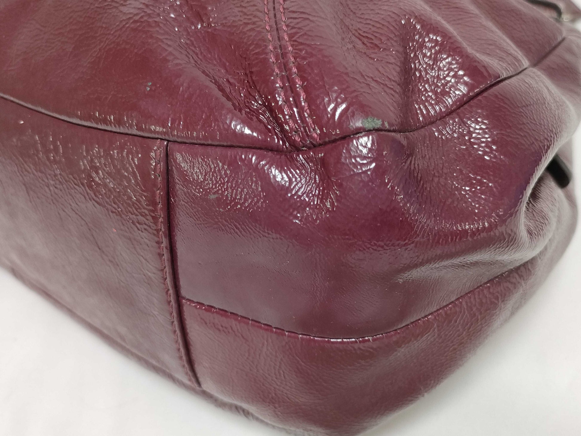 COACH F19708/7080 Mini Signature Leather Tote 