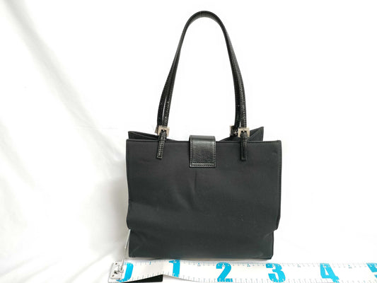 FENDI Mamma Metal Nylon Mini Handbag