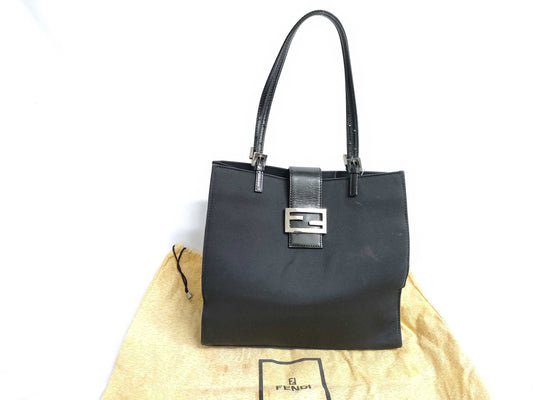 FENDI Mamma Metal Nylon Mini Handbag