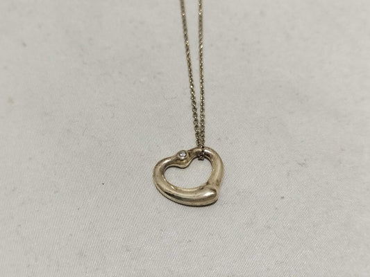 Tiffany & Co. Open Heart 925 1P Necklace
