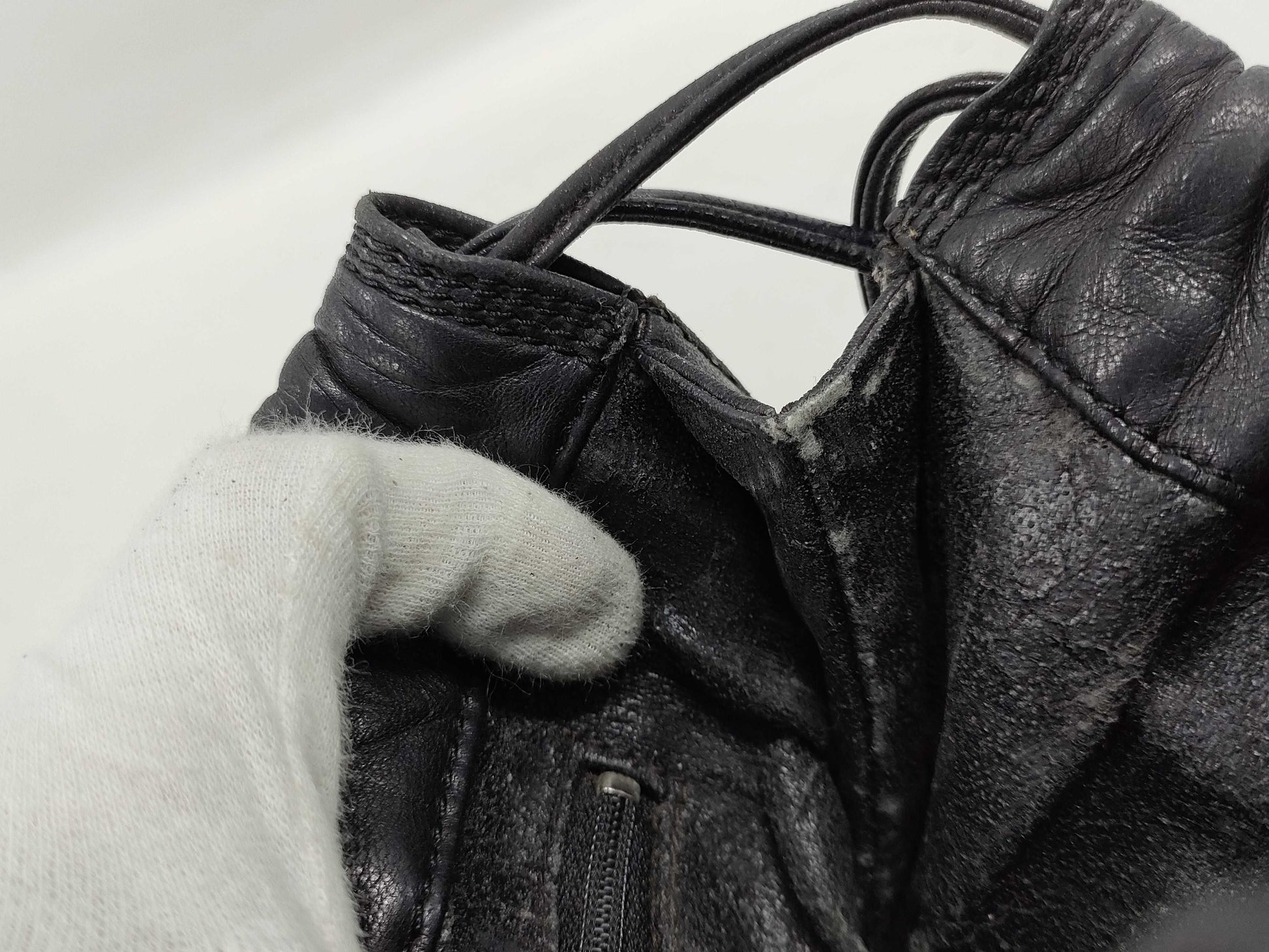 LOEWE Nappa Anagram Drawstring Shoulder Bag