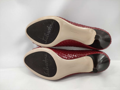 Salvatore Ferragamo Vara Embossed Pumps