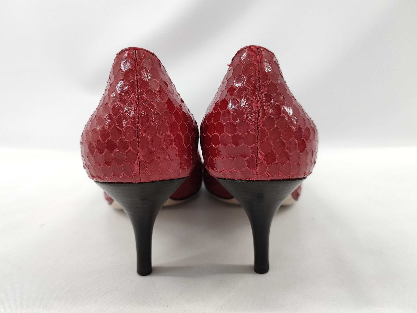Salvatore Ferragamo Vara Embossed Pumps