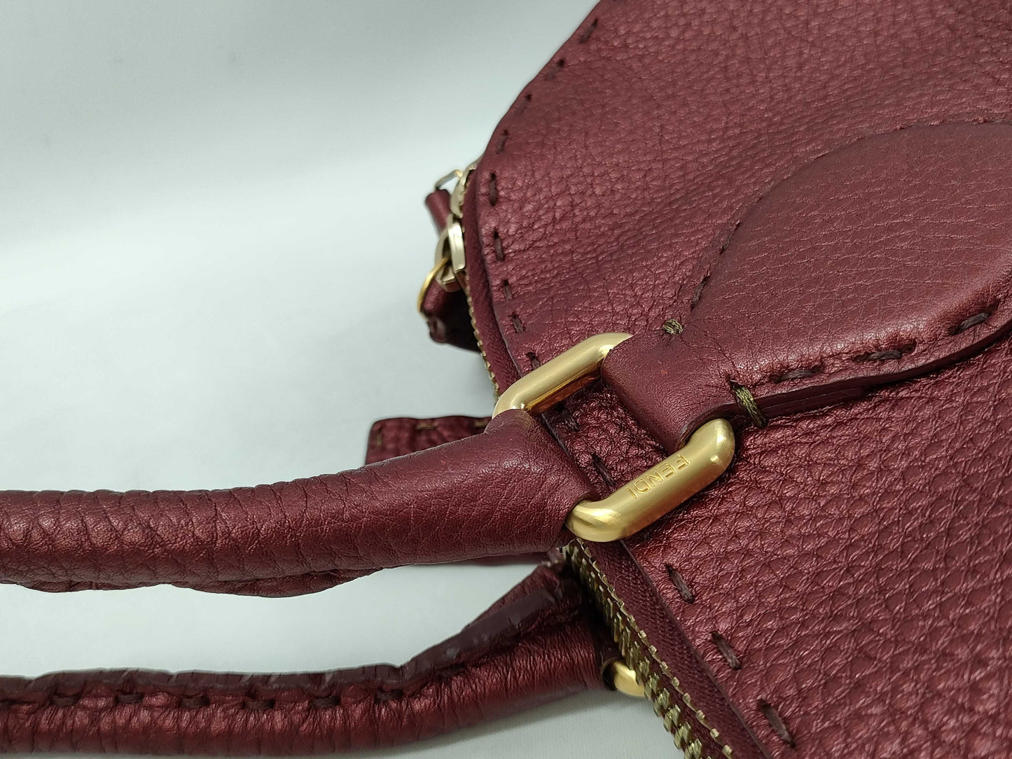 FENDI Selleria Zucca Tote Bag