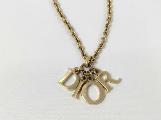 Dior GD Logo Necklace Necklace