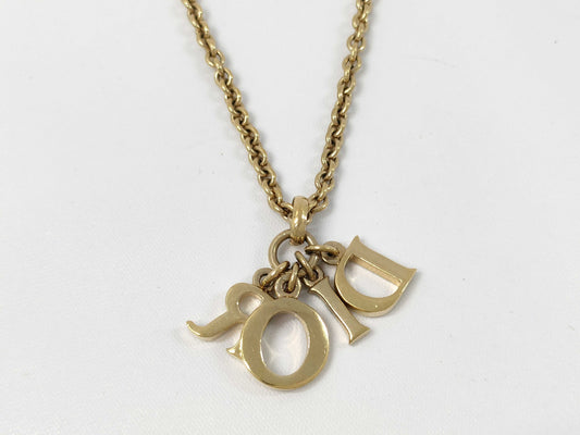 Dior GD Logo Necklace Necklace