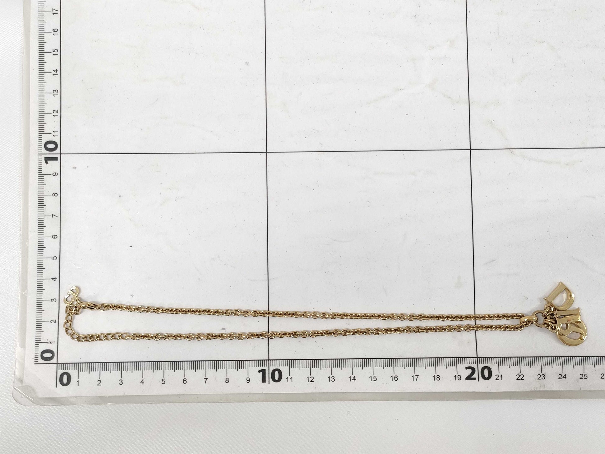 Dior GD Logo Necklace Necklace