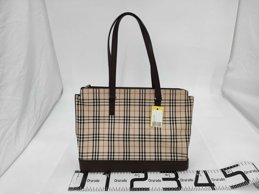 BURBERRY Nova Check Tote Bag
