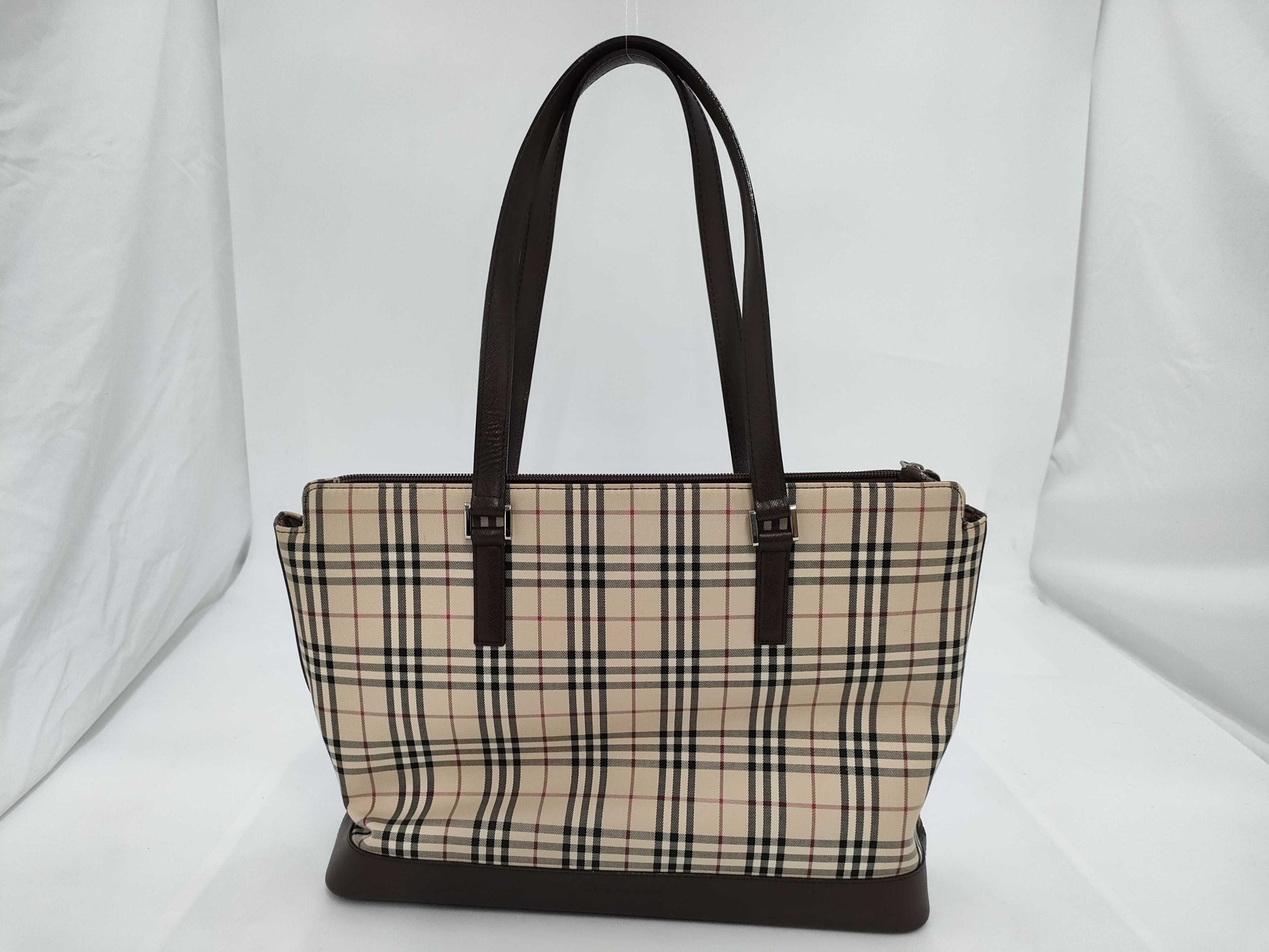 BURBERRY Nova Check Tote Bag