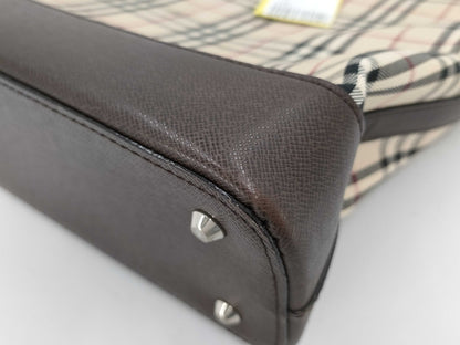 BURBERRY Nova Check Tote Bag