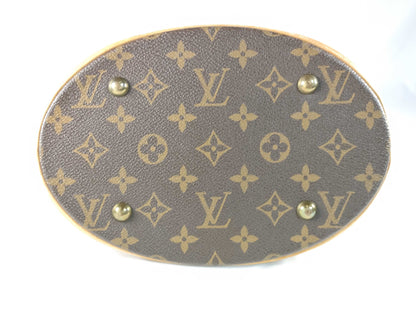LOUIS VUITTON FL0061 Monogram M42238 Petit Bucket Tote Bag 