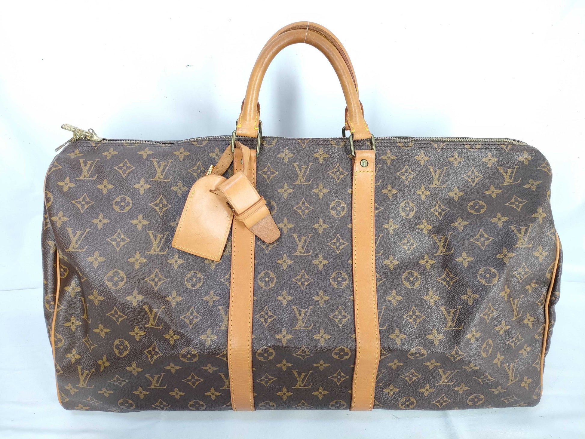 LOUIS VUITTON [Serial Number] MI8907 Monogram M41424 Keepall 55 Boston Bag