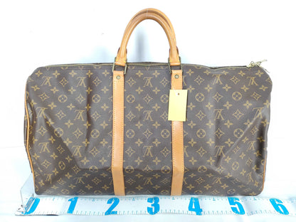 LOUIS VUITTON [Serial Number] MI8907 Monogram M41424 Keepall 55 Boston Bag