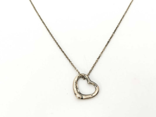 Tiffany & Co. Open Heart SV925 2.3g Necklace