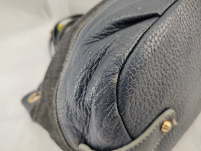 BURBERRY Blue Label Denim Nova Check Handbag