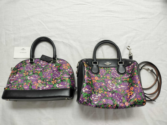 COACH F57921 F57623 Floral Print Handbag/2-Way