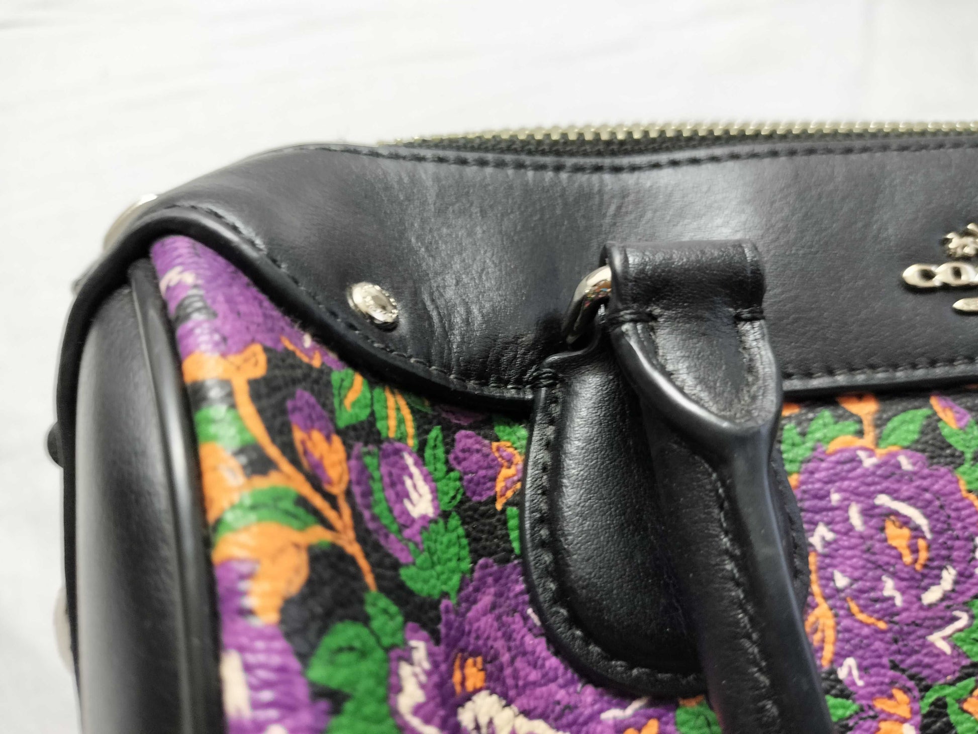 COACH F57921 F57623 Floral Print Handbag/2-Way