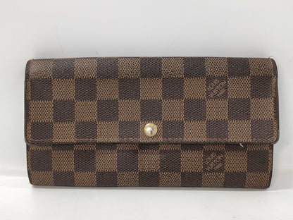 LOUIS VUITTON Damier Portefeuille Sarah Wallet