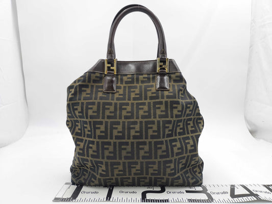 FENDI Zucca pattern FF hardware handbag