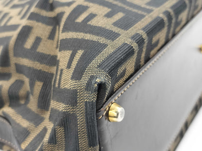 FENDI Zucca pattern FF hardware handbag