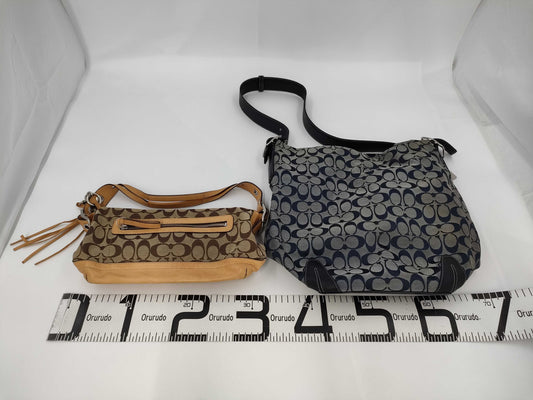 COACH Signature Shoulder Bag Set of 2