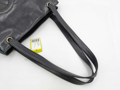 CHANEL Caviar Skin Coco Tote Bag