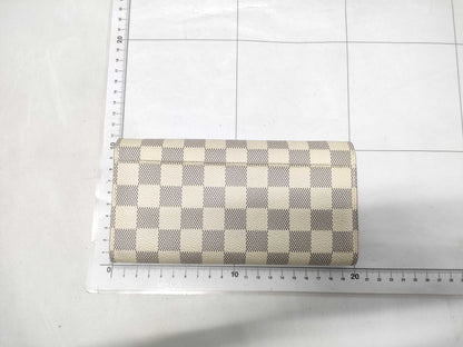 LOUIS VUITTON Damier Azur Portefeuille Sarah Wallet