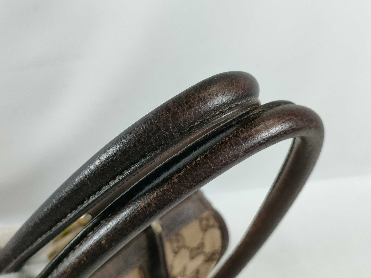 GUCCI GG Canvas 002058 Boston Bag Handbag