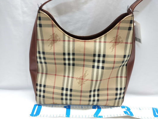 BURBERRY Nova Check PVC One-Shoulder Shoulder Bag