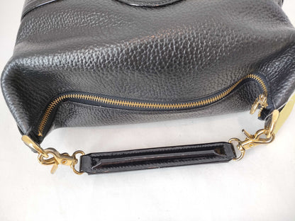 VERSACE One-Shoulder Patent Leather Handbag