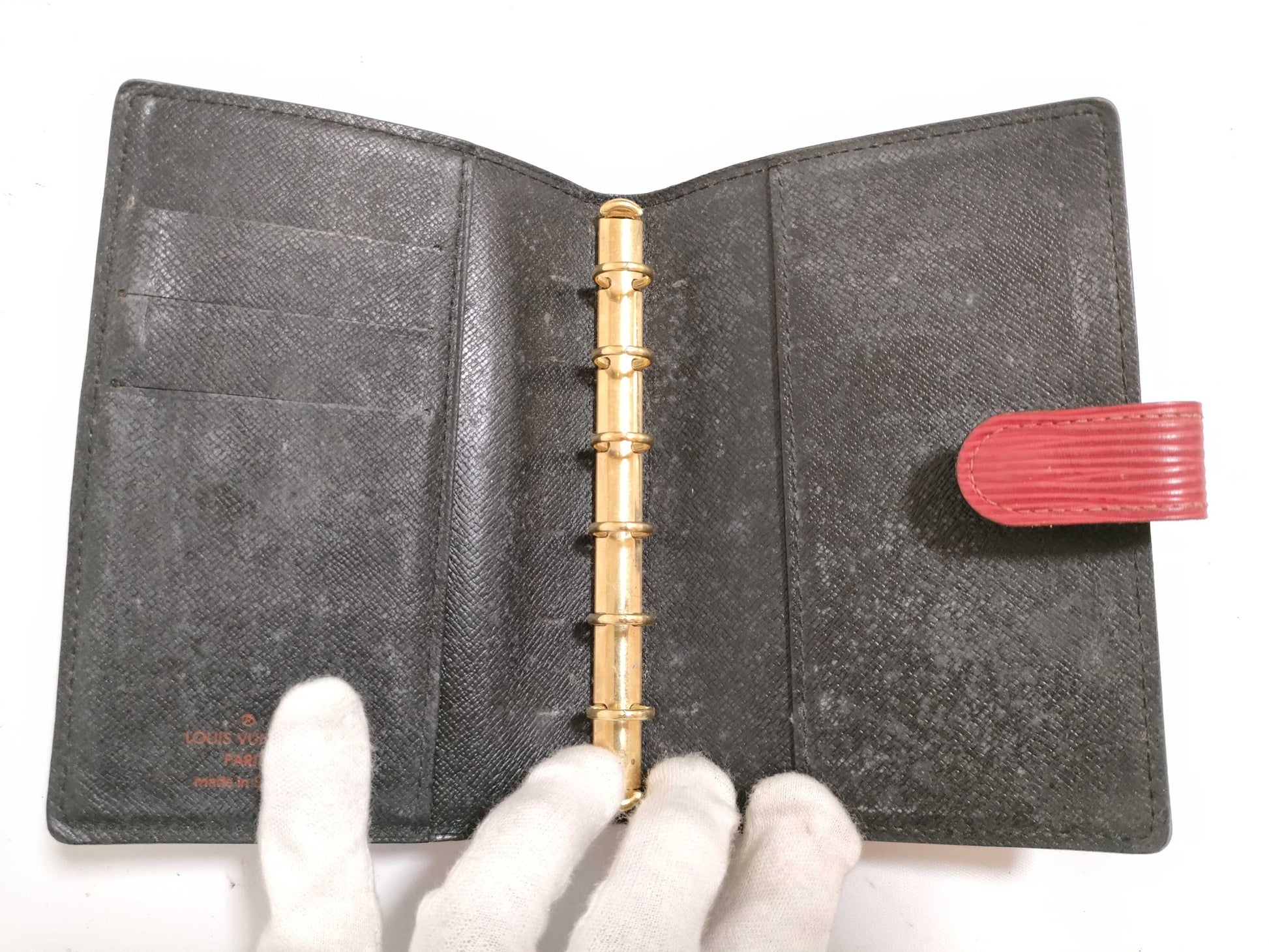 LOUIS VUITTON RFID verification failed CA0958 Epi Agenda PM Notebook Cover