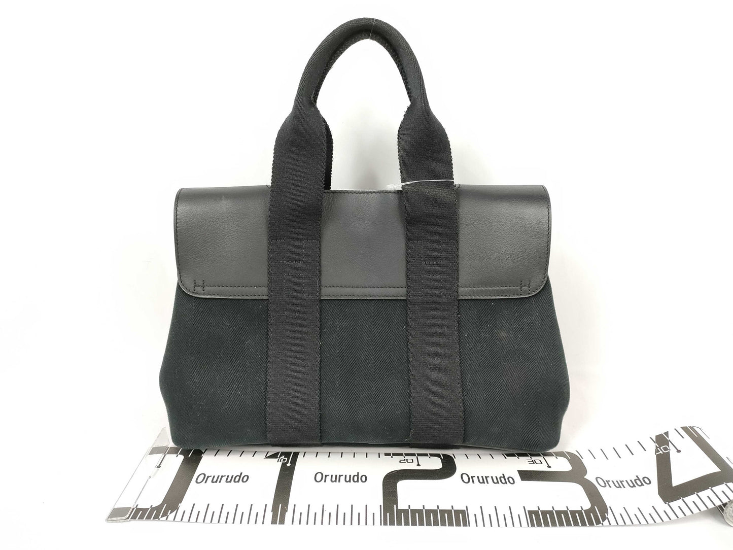 HERMES [Engraved] H Valparaiso PM Handbag with Pouch