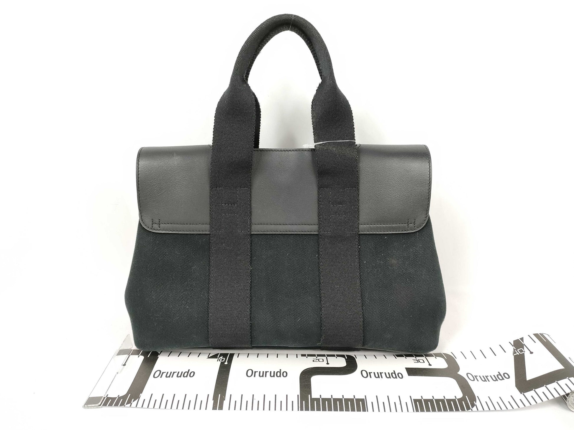 HERMES [Engraved] H Valparaiso PM Handbag with Pouch