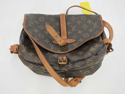 LOUIS VUITTON Monogram Saumur Shoulder Bag