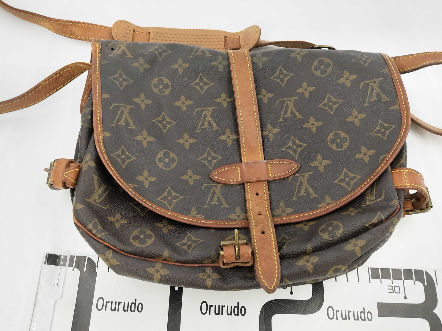 LOUIS VUITTON Monogram Saumur Shoulder Bag