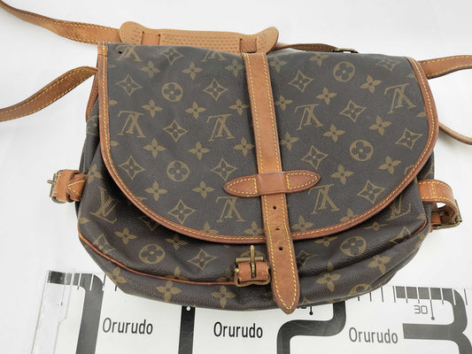 LOUIS VUITTON Monogram Saumur Shoulder Bag
