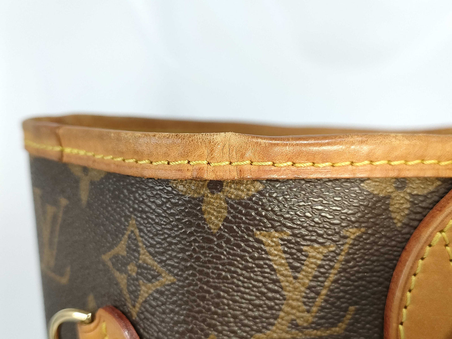 LOUIS VUITTON [Serial Number] RFID Unverifiable Monogram M40156 Neverfull MM Tote Bag