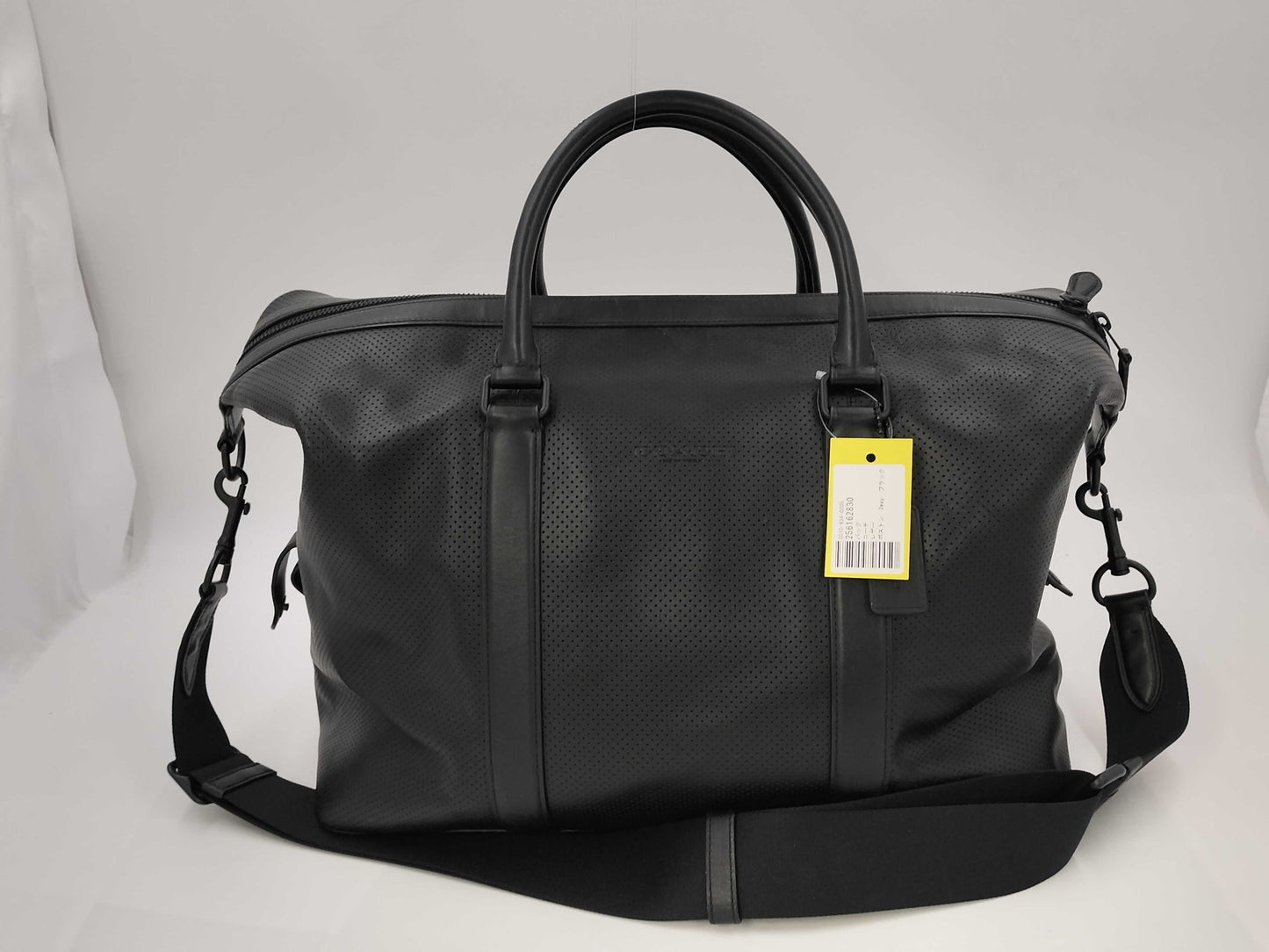 COACH Boston 2-way Black Boston Bag
