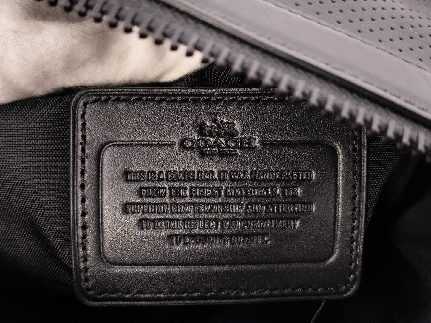 COACH Boston 2-way Black Boston Bag