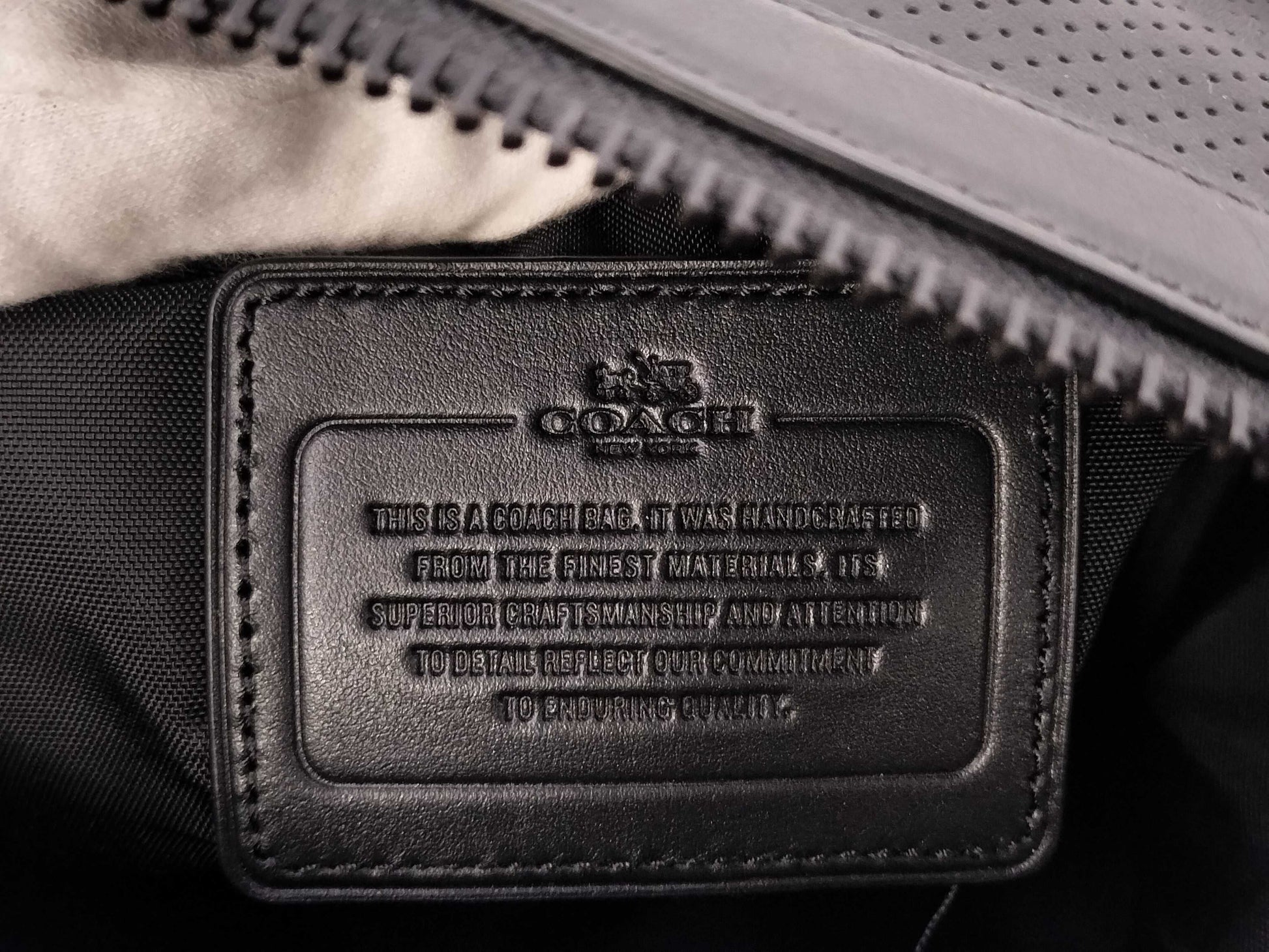 COACH Boston 2-way Black Boston Bag