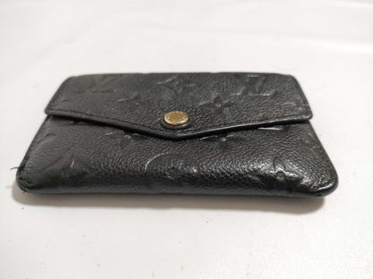 LOUIS VUITTON RFID Unverified Monogram Empreinte Pochette Cle M60633 Noir Coin Purse