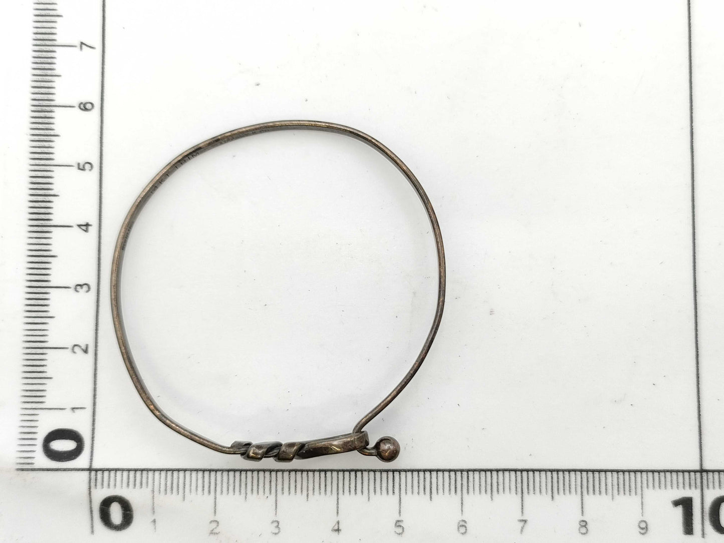 Tiffany & Co. Hook & Eye Bangle, SV925, 5.7g
